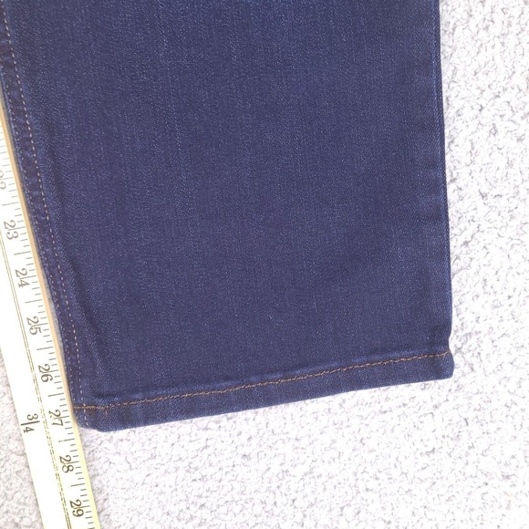 Lee Jeans‎ Women's 22 W Blue Regular Fit Straight Leg High Rise Dark 42x27 - Picture 14 of 16